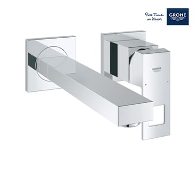 Grohe Eurocube Two-hole Washbasin Mixers M-size - Chrome - 23447000