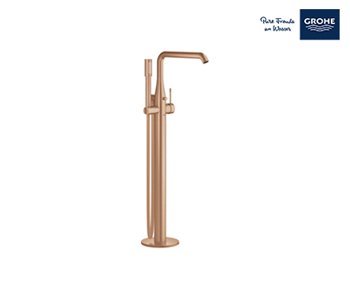 Grohe Essence Single-lever Shower Mixer 1/2″, Floor Mounted - Matte Rose Gold - 23491DL1