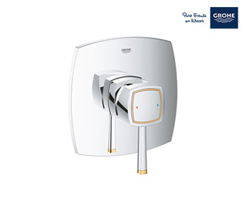 Grhoe Grandera Single-lever Shower Mixer Trim - Chrome / Gold - 24067IG0