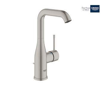 خلاط حوض حمام 1/2″ بوصة جروهى اسنس مقاس L - فضي - 24174DC1