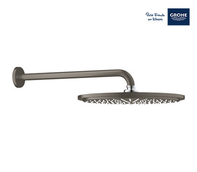 Grohe Rainshower Cosmopolitan Head Shower Set - Matte Black - 26066AL0