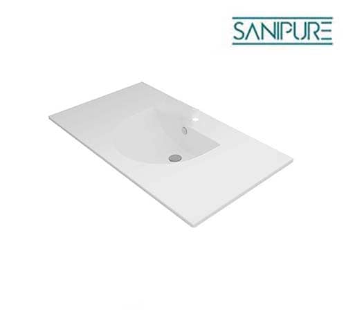 Titan Furniture Washbasin 105 Cm - White - Sanipure - 2621100000