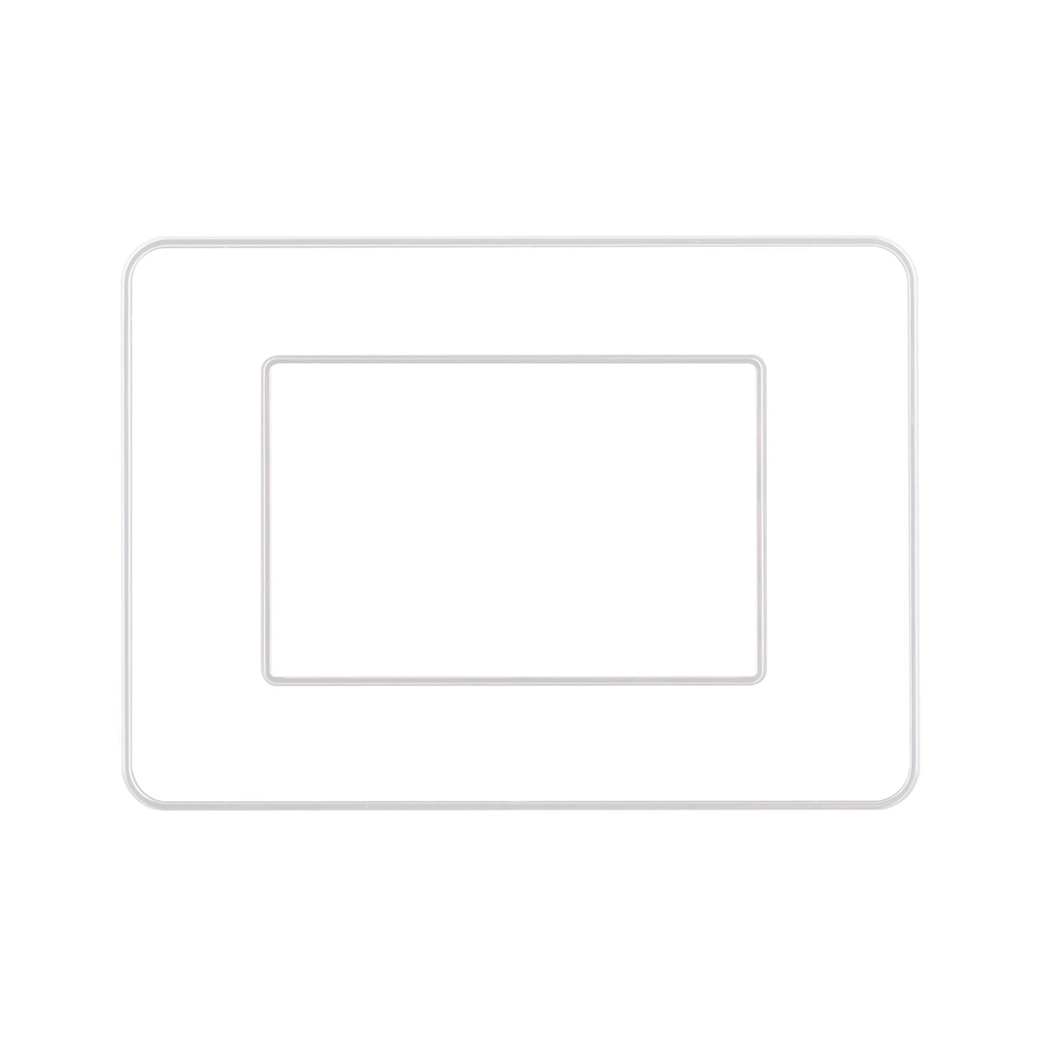 Flat Hana Cover plate 6 Gang - White - SAS - 26616 / 001 / 031