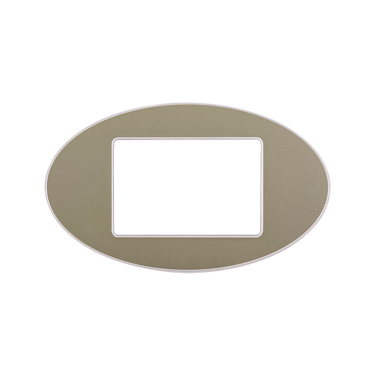 Flat Roka Cover plate 3 Gang - Platinum - SAS - 2671 - 270 / 031