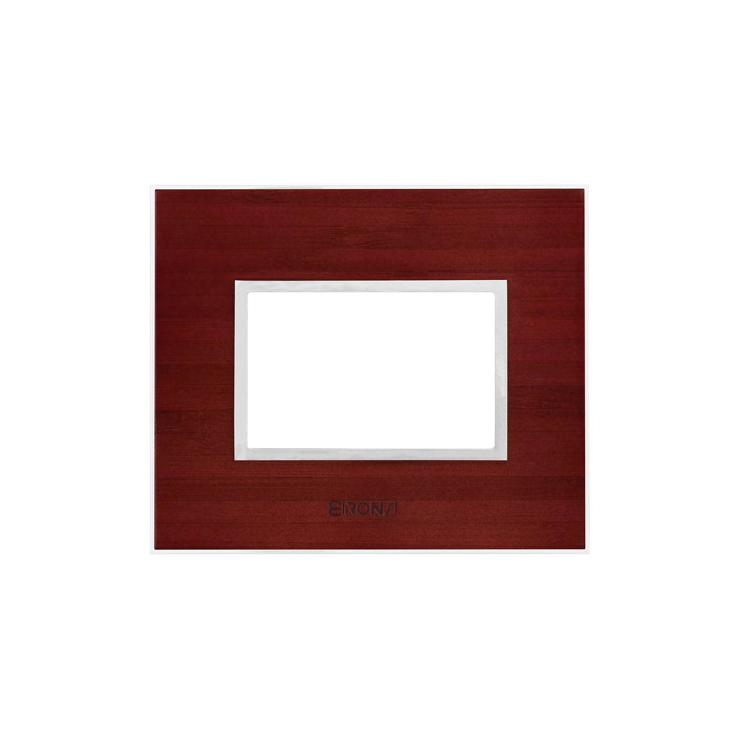 Flat Momayaz Cover plate 3 Gang - Wooden Bamboo - SAS - 2681 - 314