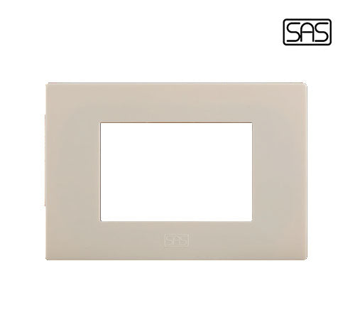 Classico Cover Plate 3 Modules Ivory - SAS - 27313 - 001