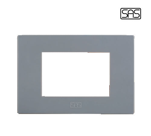 Classico Cover Plate 3 Modules Gray - SAS - 27313 - 003