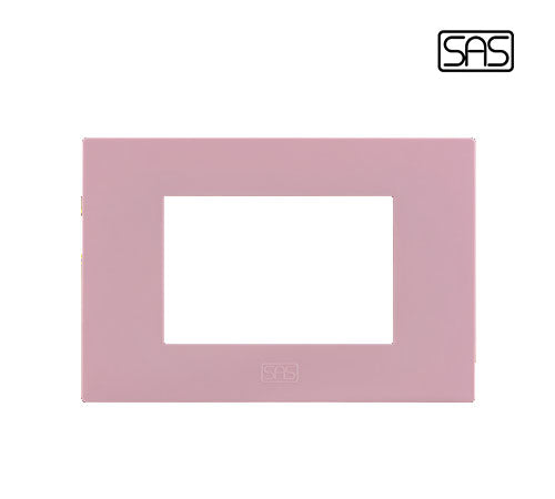 Classico Cover Plate 3 Modules Rose - SAS - 27313 - 015