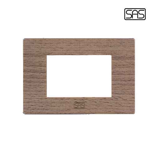 Classico Cover Plate 3 Modules Aro Dark Beige  - SAS