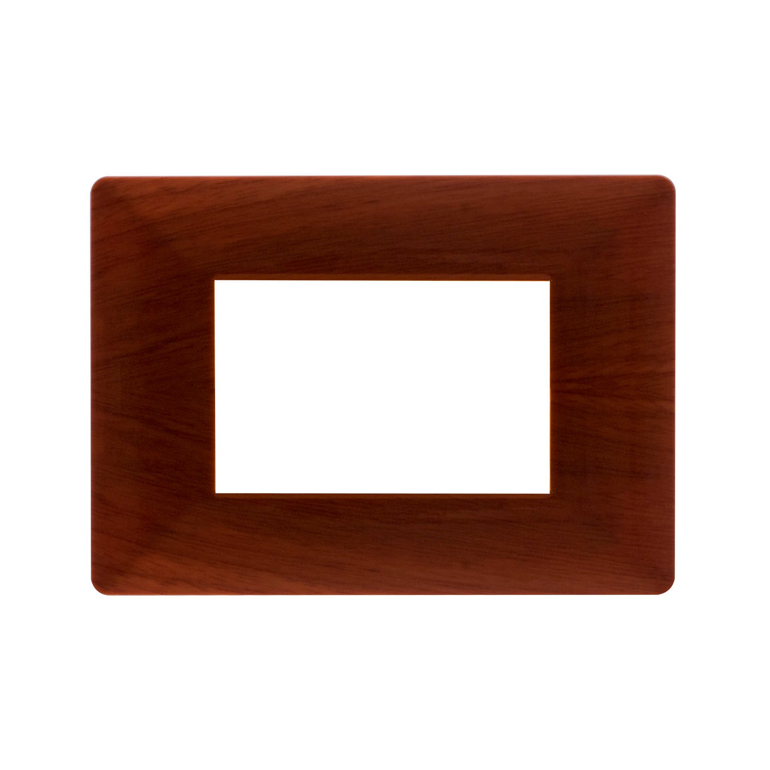 Flat Hajar Cover plate 3 Gang - Cherry Gloss - SAS - 2741 - 199