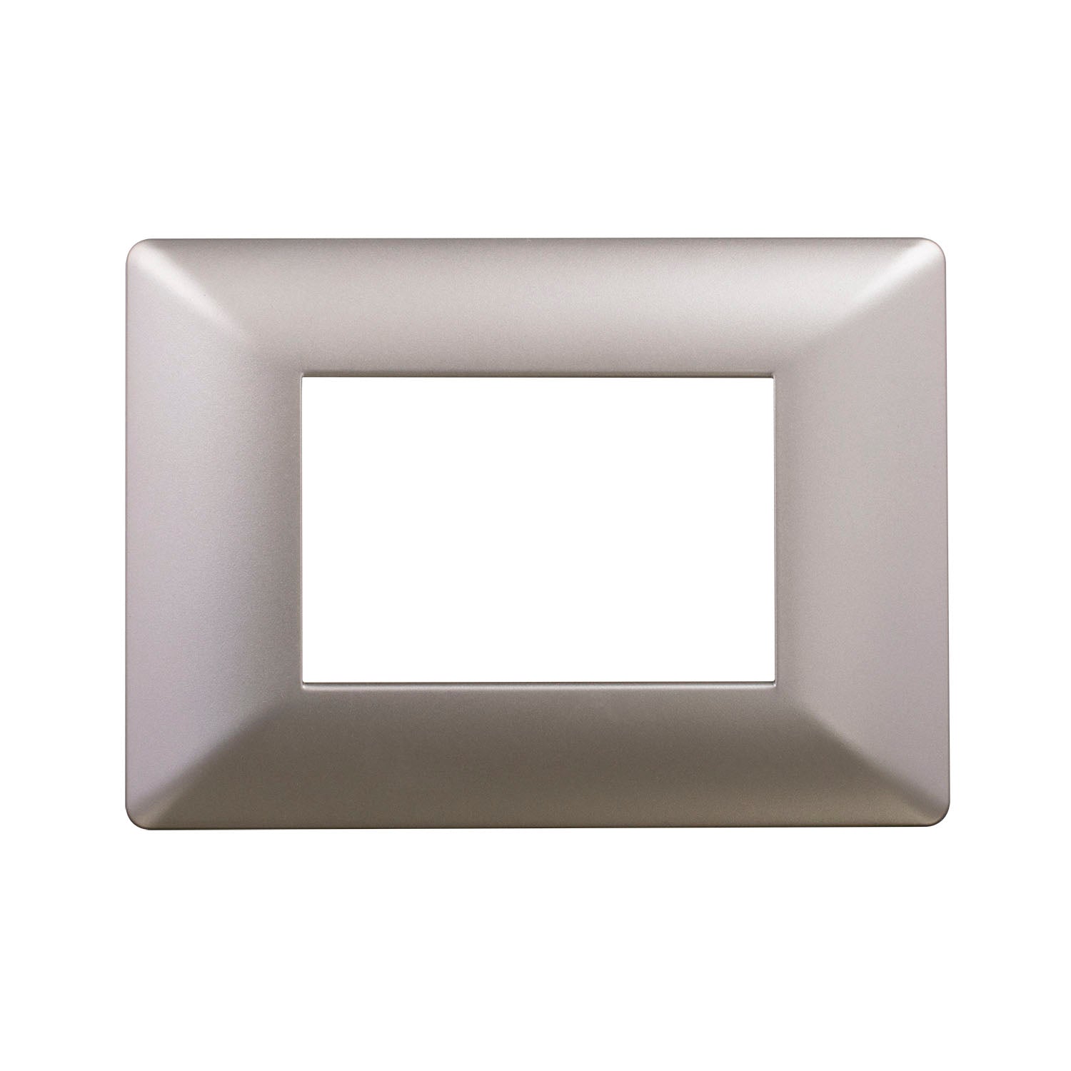 Flat Hajar Cover plate 3 Gang - Platinum - SAS - 2741 - 270