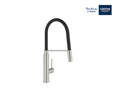 Grohe Concetto Single-lever Kitchen Mixer 1/2″ - Supersteel - 31491DC0