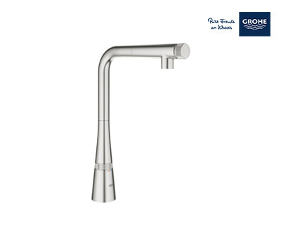 Grohe Zedra Smartcontrol Sink Mixer With Smartcontrol - Super Steel - 31593DC2