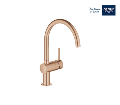 Grohe Minta Single-lever Kitchen Mixer 1/2″ - Matte Gold - 32917DL0