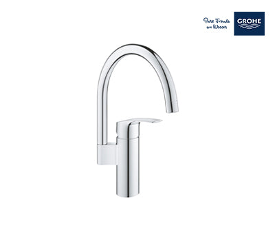 Grohe Eurosmart Single-lever C-spout Sink Mixer 1/2 InchInch - Chrome - 33202003