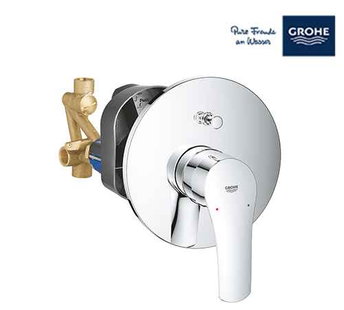Grohe Eurosmart Wall Installed Single-lever Bath/shower Mixer 1/2″ - Chrome - 33305003