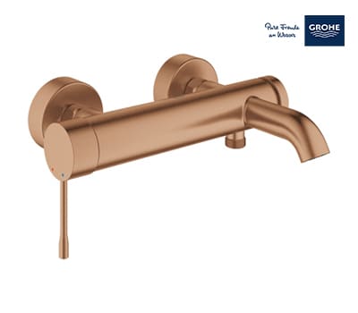 Grohe Essence Single-lever Bath & shower Mixer - Matte Rose Gold - 33624DL1