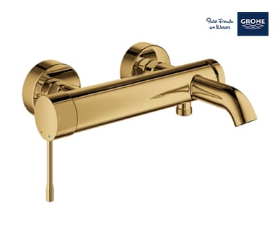 Grohe Essence Single-lever Bath & shower Mixer - Cool /sunrise - 33624GL1