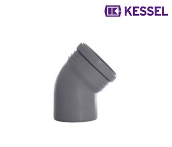 Kessel - PP Drainage Elbow 45º - 3 Inch (75mm) - 352010003