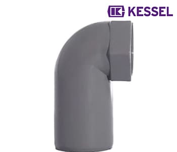 Kessel - Elbow with Female Brass Insert - 1.5 Inch (50mm) - 352020007