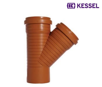 Kessel - Under Ground Tee 45º - 7.25 Inch (200 mm) - 352040018