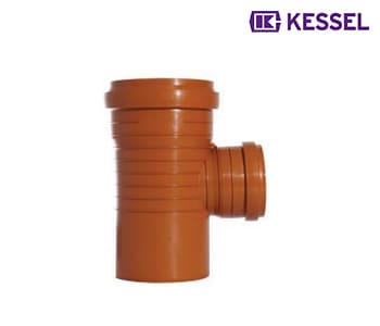 Kessel - Under Ground Tee 87.5º - 4/6 Inch (110/160 mm) - 352050013