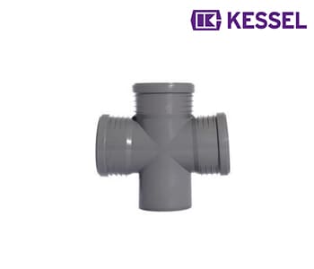 Kessel - PP Drainage Cross, 3 Inch, (75 mm) - 352070007