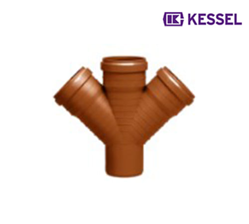 Kessel- Double Branch 45º (110 mm) - 352070009