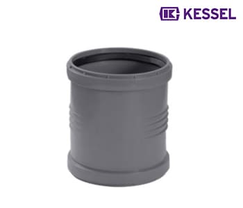 Kessel - PP Drainage Double Socket, 3 Inch, ( 75 mm) - 352080003