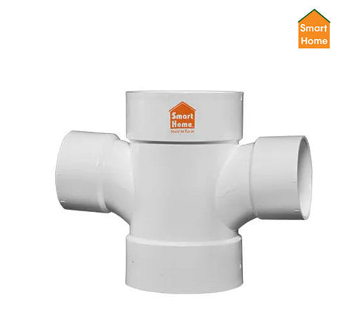 Reducing Cross Tee Waste Water 87.5º - 3/4 Inch - Smart Home - 353091010