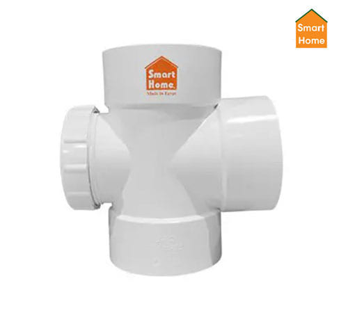 Short Tee 87.5° With Access Door - 90/110mm - Smart Home - 353092107