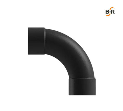 BR-Long Elbow 90° 25mm In Black - 355120002