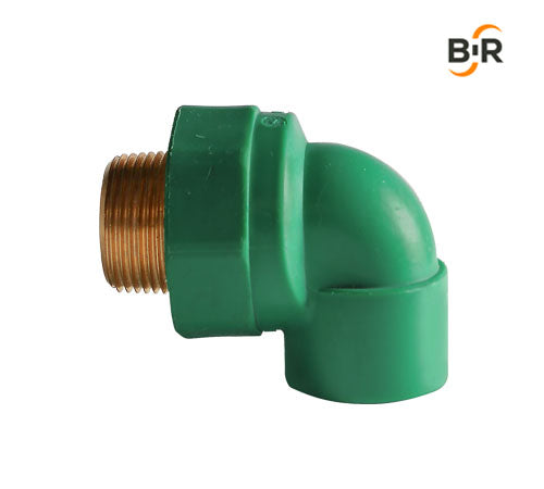 BR-PPR-Elbow90° with Male Brass Insert 25mm×1/2 -361010003