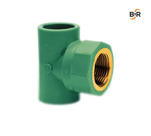 BR-PPR-Tee with Female Brass Insert 25mm×1/2 - 361030003