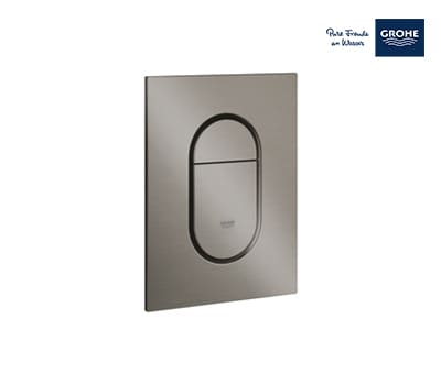 Grohe Arena Cosmopolitan S Flush Plate - Matt Black - 37624AL0