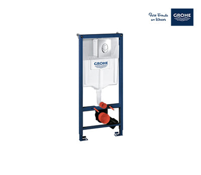 Grohe Rapid Sl 3-in-1 Set For Wc With Chassis & Round Cover - 1.13 M Installation Height - 38721001