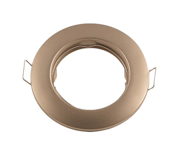 Bareeq Fixed Round Spot Without Lamp - Champagne - 39991042244660