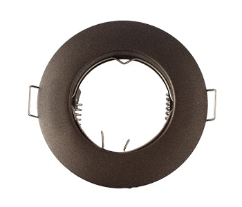 Bareeq Fixed Round Spot Without Lamp - Black ST - 39991042244664