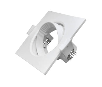 Bareeq Fixed Square Frame Spot Without Lamp - White - 39991042244665