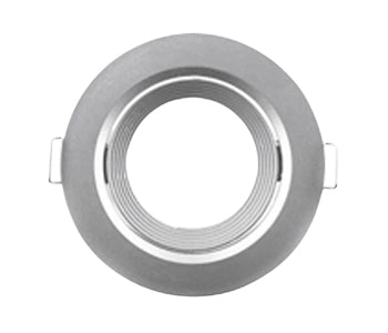 Bareeq Fixed Round Frame Spot Without Lamp - Matte Silver - 39991042244670