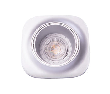 Bareeq Spot Frame Square Curvy - Silver*Silver - 39991042244677