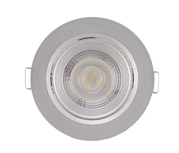 Bareeq Recessed Spots 5 Watt 500 Lumens - Matte Silver - 39991042244697