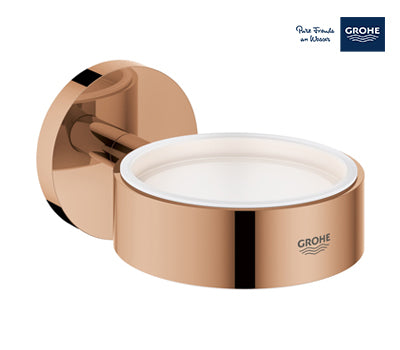 Grohe Essentials Ceramic Soap Dish With Holder - Rose Gold - 40369DA1