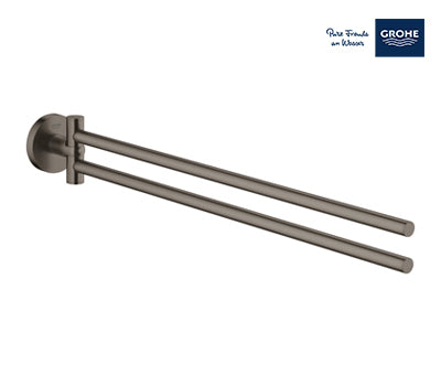 Grohe Essentials Towel Holder - Matte Black - 40371AL1