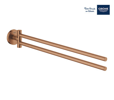Grohe Essentials Towel Holder - Matte Rose Gold - 40371DL1