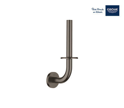 Grohe Essentials Spare Toilet Paper Holder - Matte Black - 40385AL1