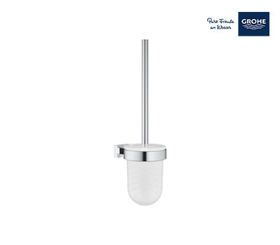 Grohe Essential Cube Toilet Brush Set - Chrome - 40513001