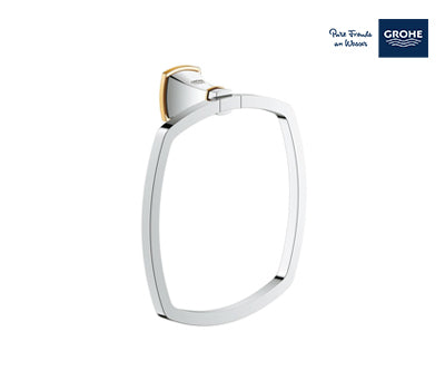 Grohe Grandera Towel Holder - Chrome - Gold - 40630IG0
