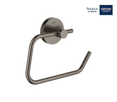 Grohe Essentials Toilet Paper Holder - Matte Black - 40689AL1