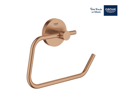 Grohe Essentials Toilet Paper Holder - Matte Rose Gold - 40689DL1